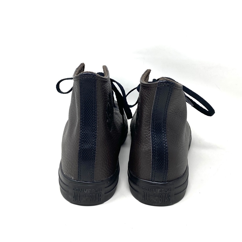 Converse Chuck Taylor Shoes High Top Leather Brown Men’s Size Sneakers 172012C - Picture 4 of 9